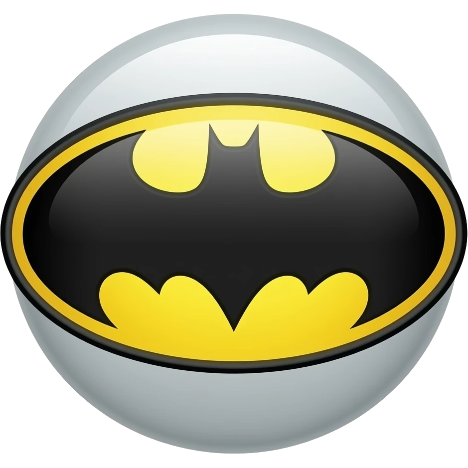 Batman logo emoji