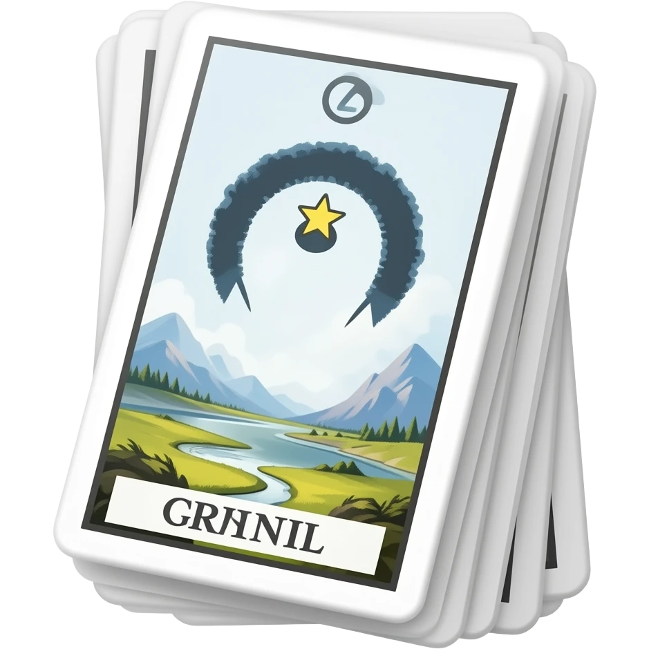 white tarot deck emoji