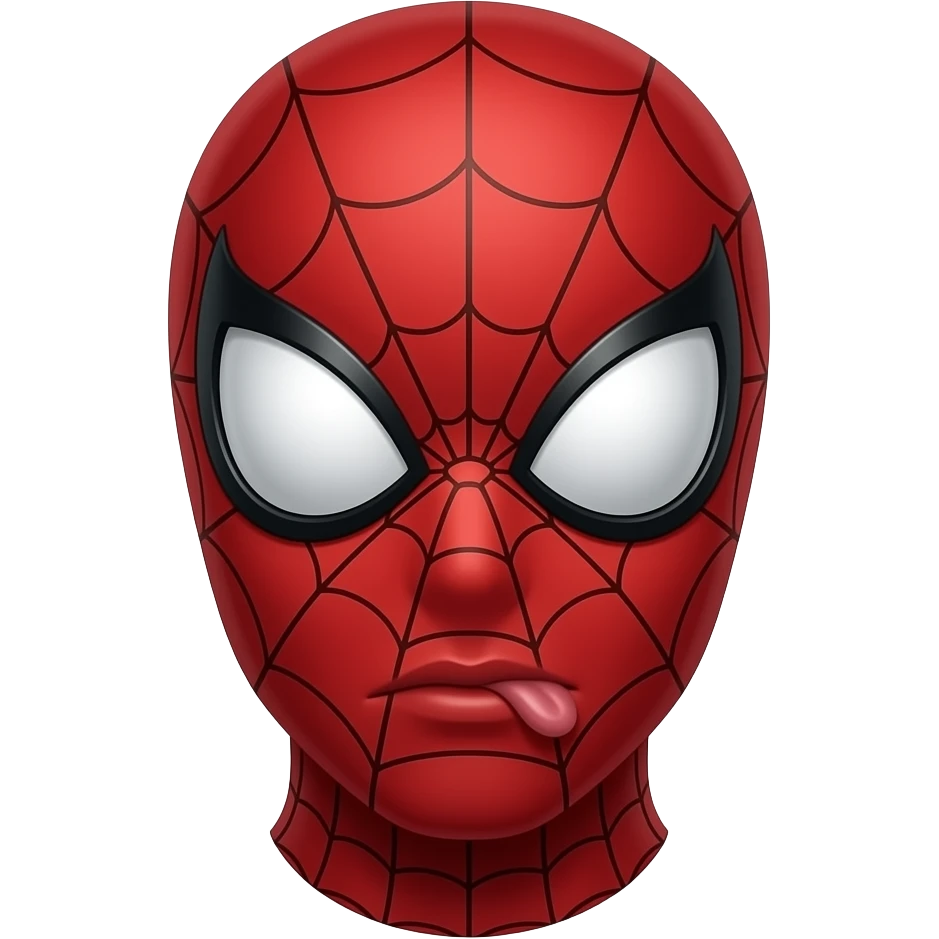 خال بالای لب اسپایدرمن emoji