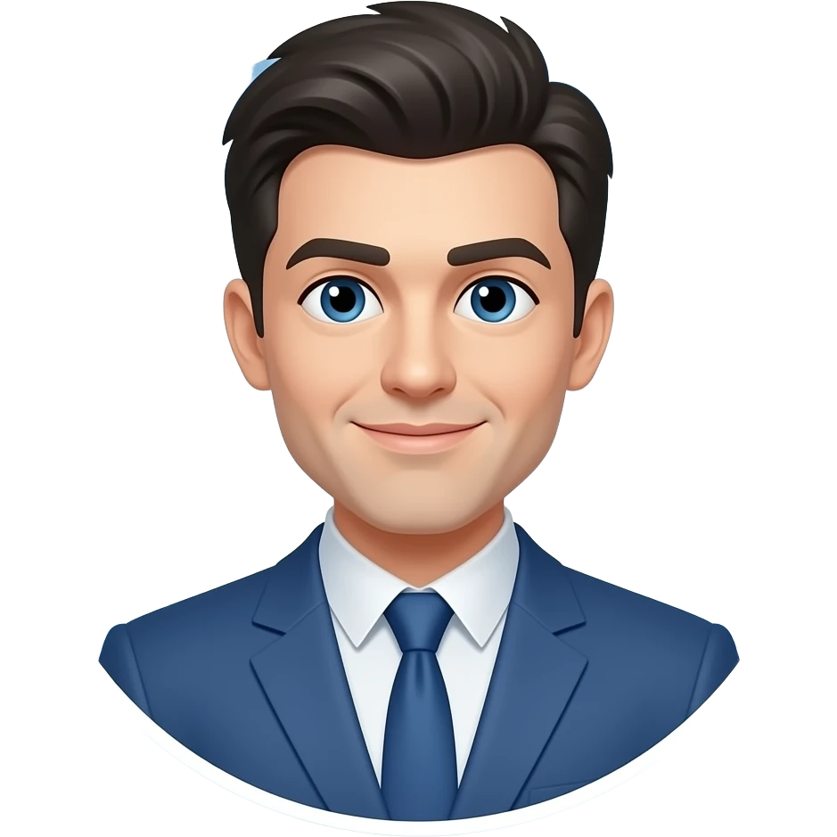 a blue admim emoji