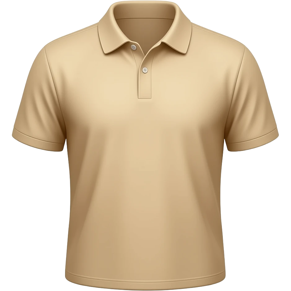 poloshirt beige emoji