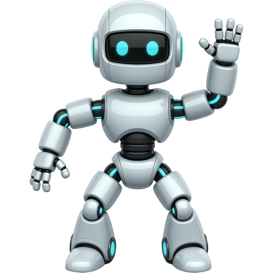 Hazme u emoji de un robot bailando emoji