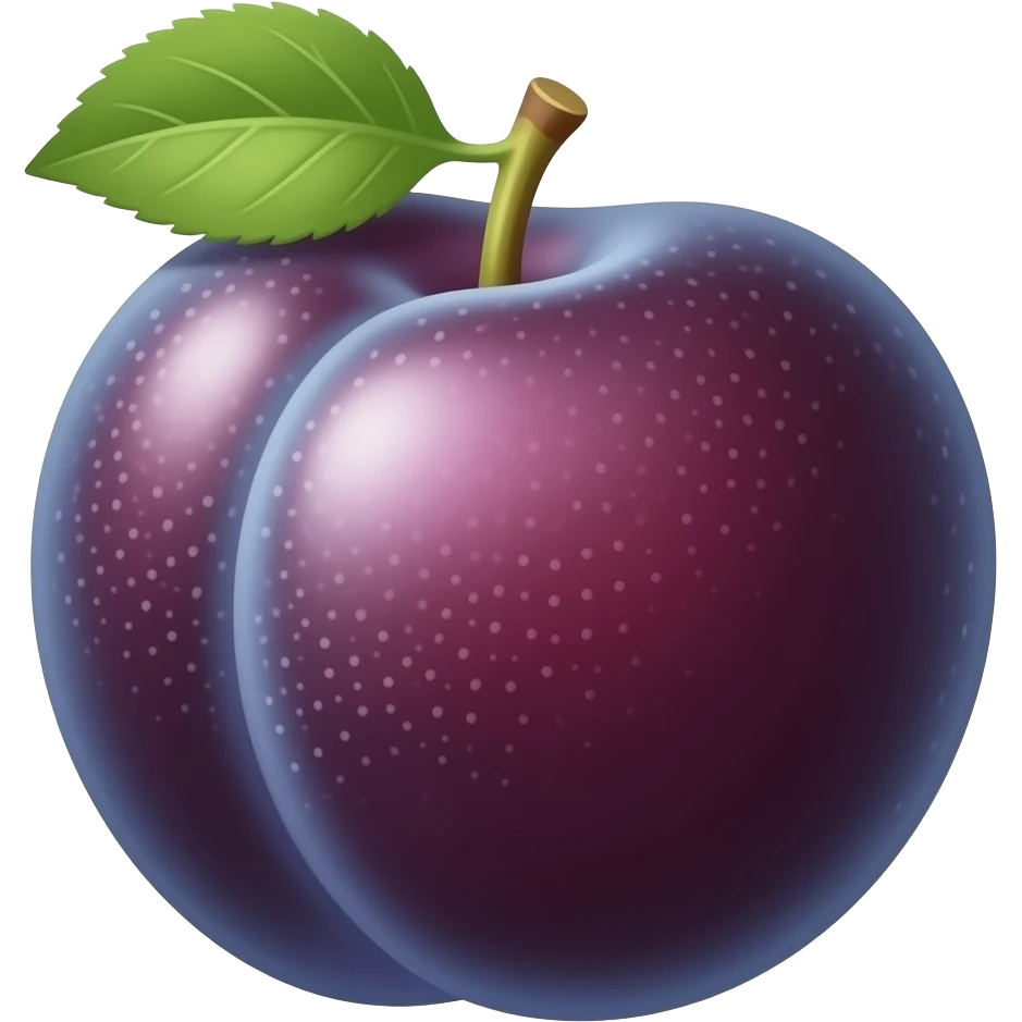 Plum emoji