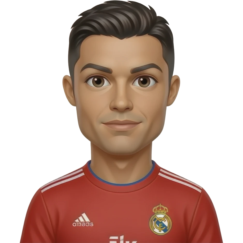 Cr7 red real emoji