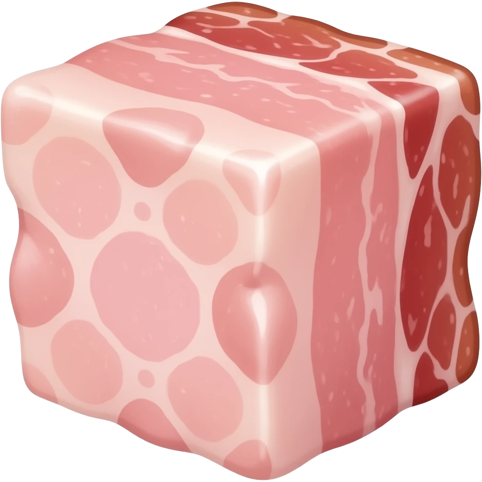Ham cubes emoji