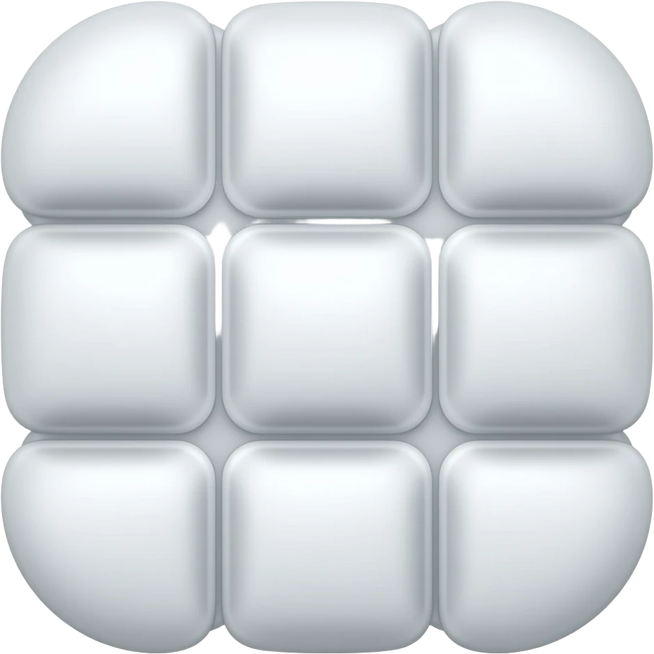 Quadrados branco emoji