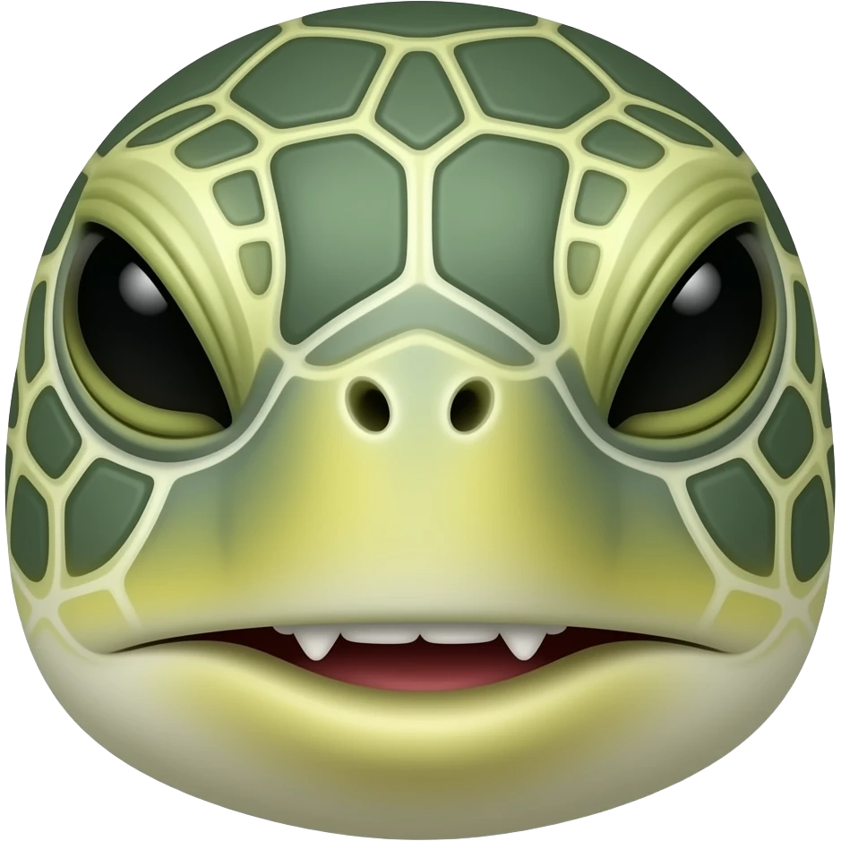 Turtle head emoji