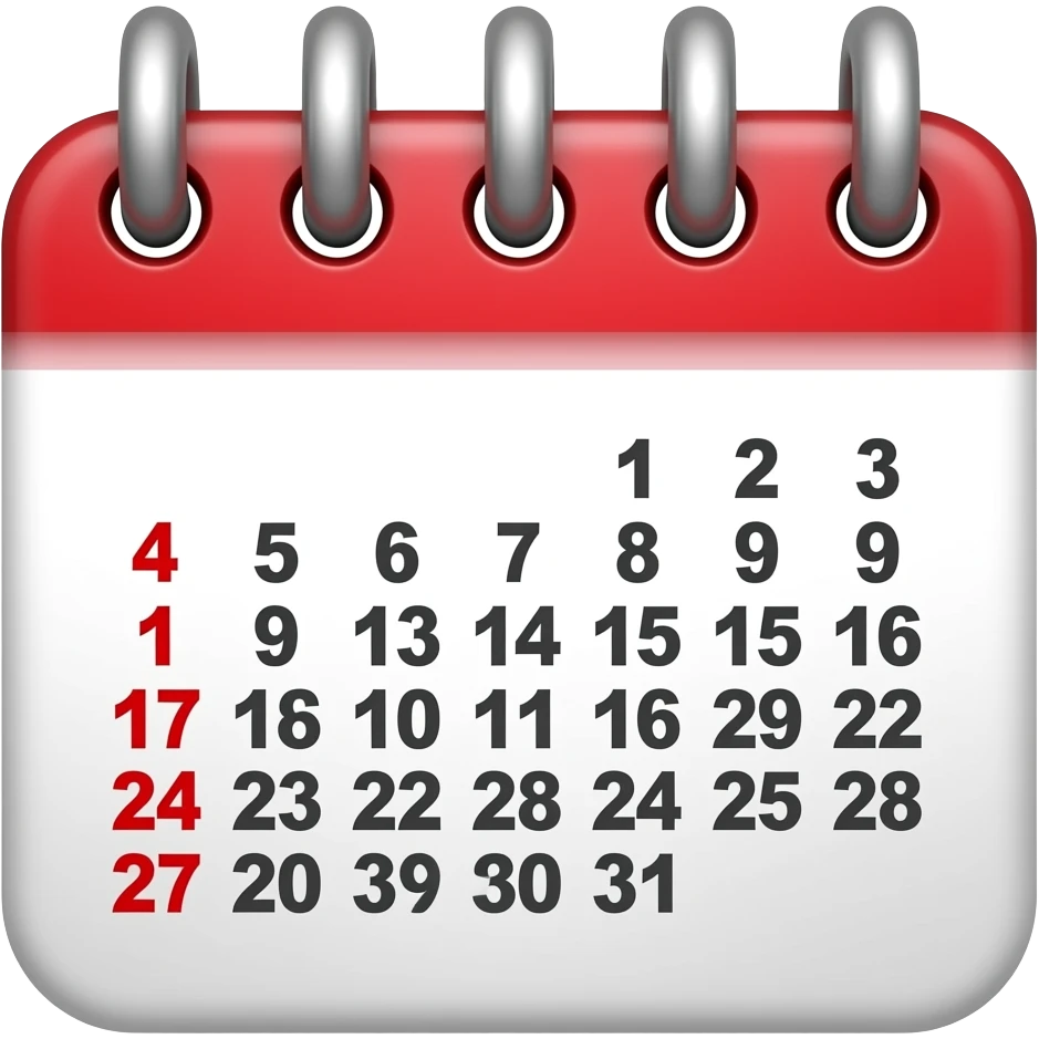 calendar emoji