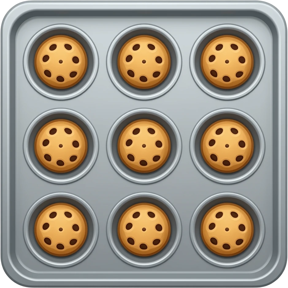 Cookies in a baking pan emoji