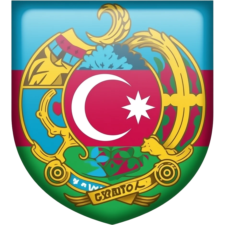 Герб азербайджана emoji