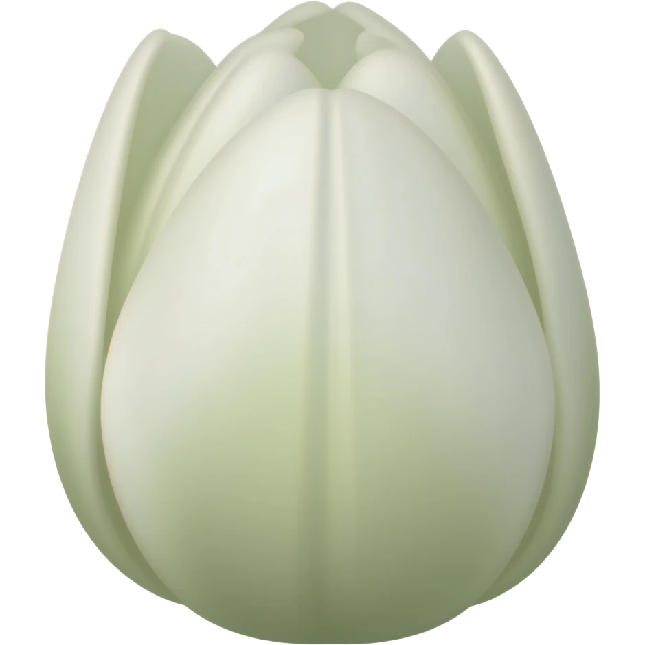 White flower tulip emoji
