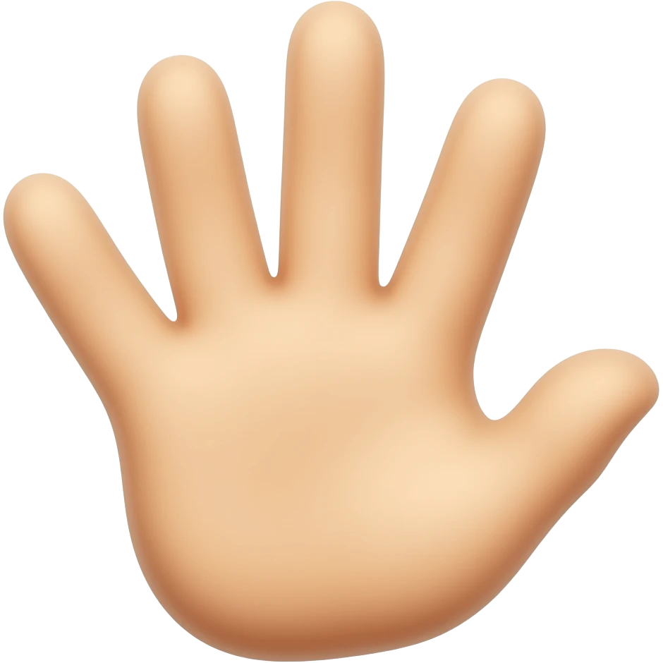 waving hand emoji