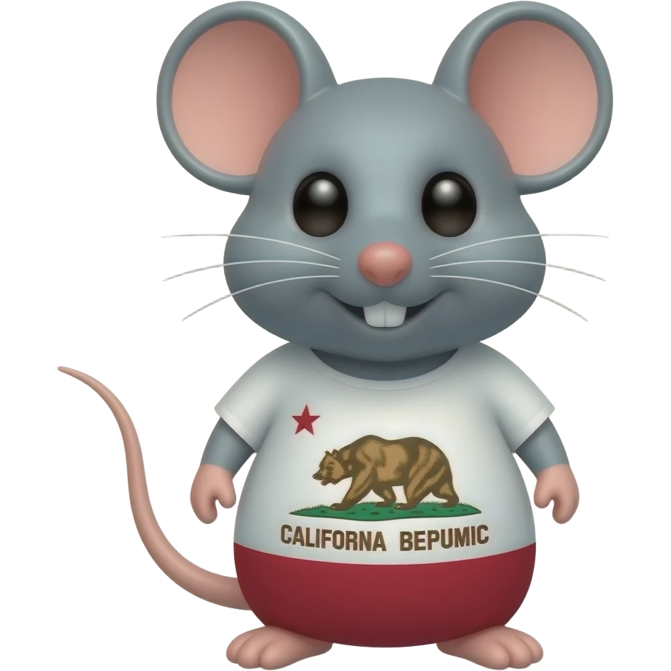 California flag country Ball eyes mouse emoji
