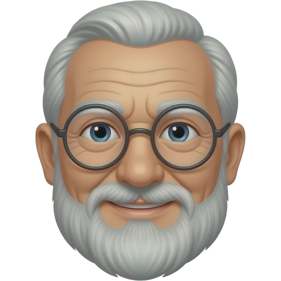 Create high-quality glossy emojis with a vibrant modern style.Make the emojis look premium, shiny, and eye-catching with bright highlights, smooth gradients, soft reflections, and glowing details. old man emoji emoji