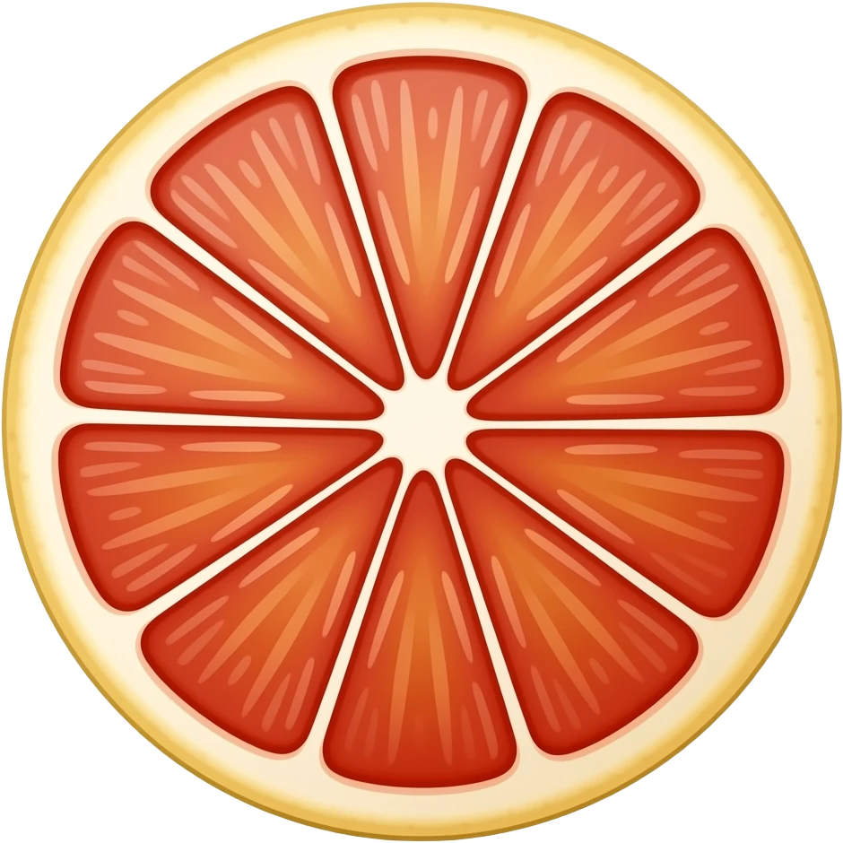 Grapefruit emoji