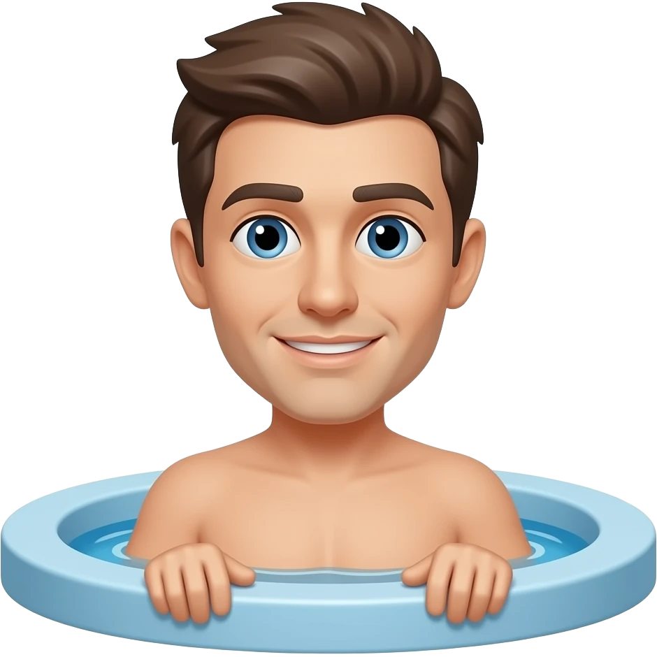 pushed in the pool emoji
