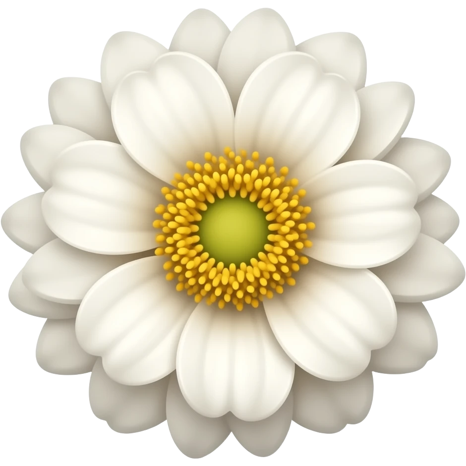 Realistic flower emoji