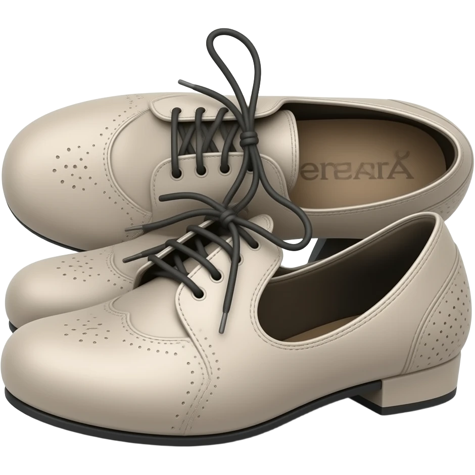 Lace up tap shoes with no heels emoji