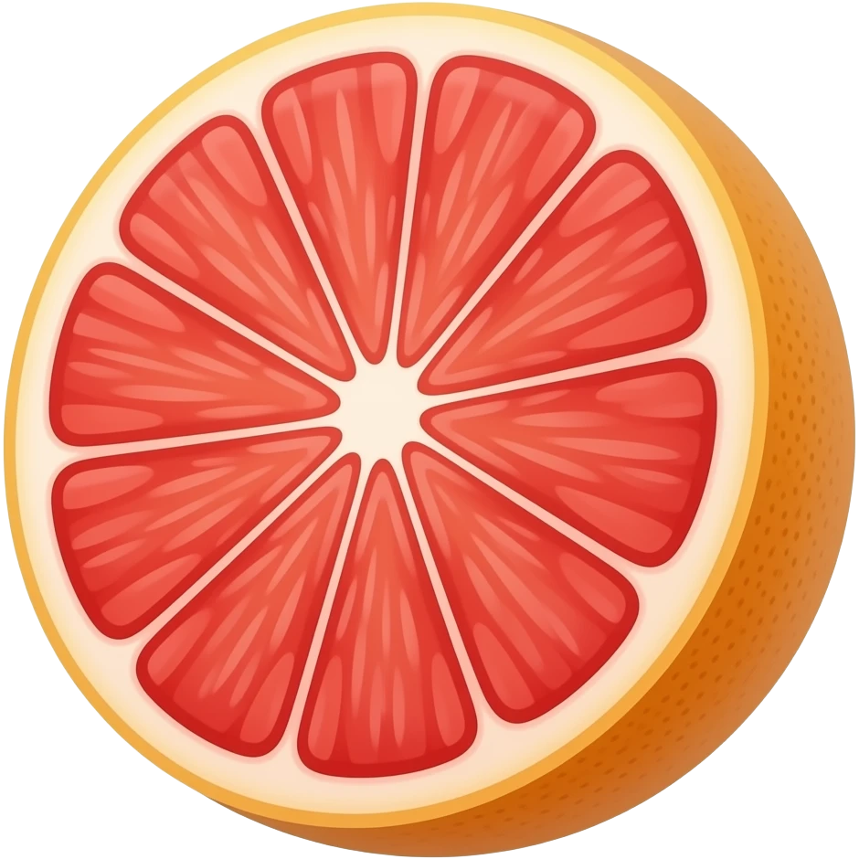 Grapefruit emoji