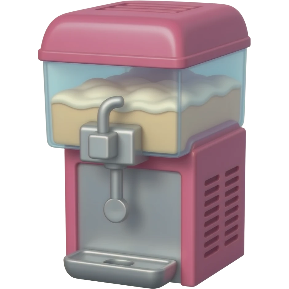 pink slushie machine emoji
