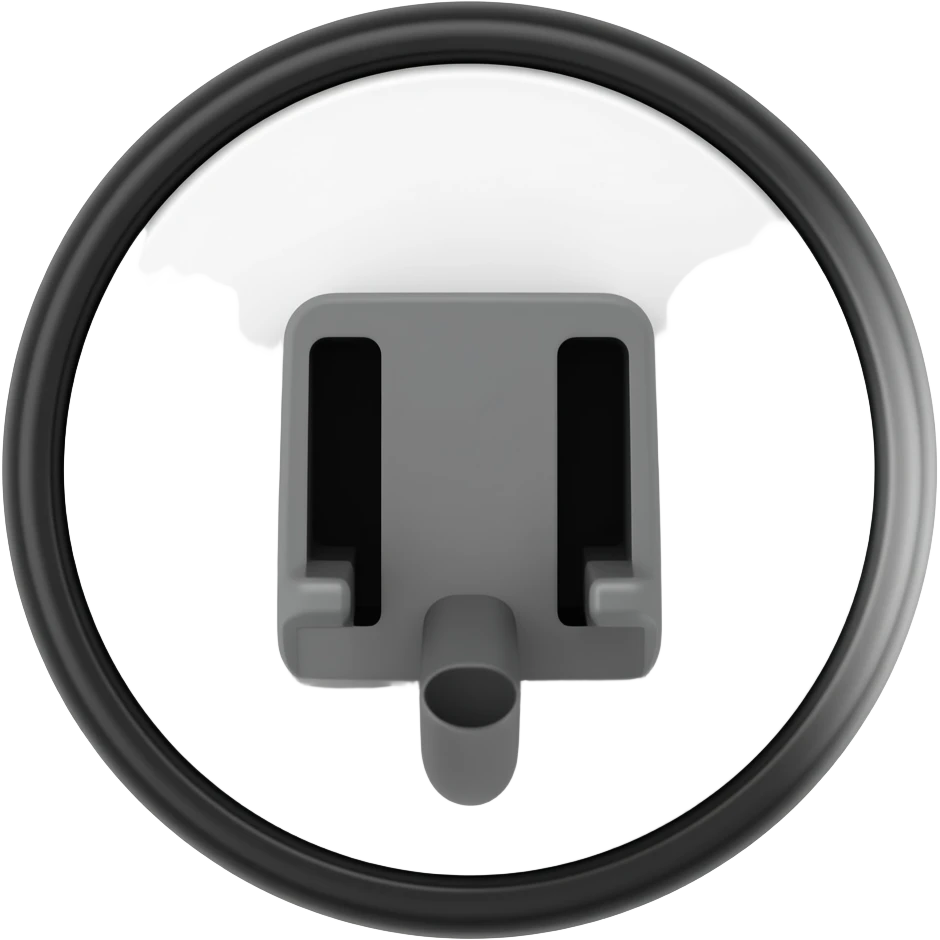 cable black plug round emoji