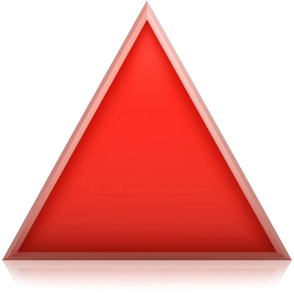 red triangle emoji