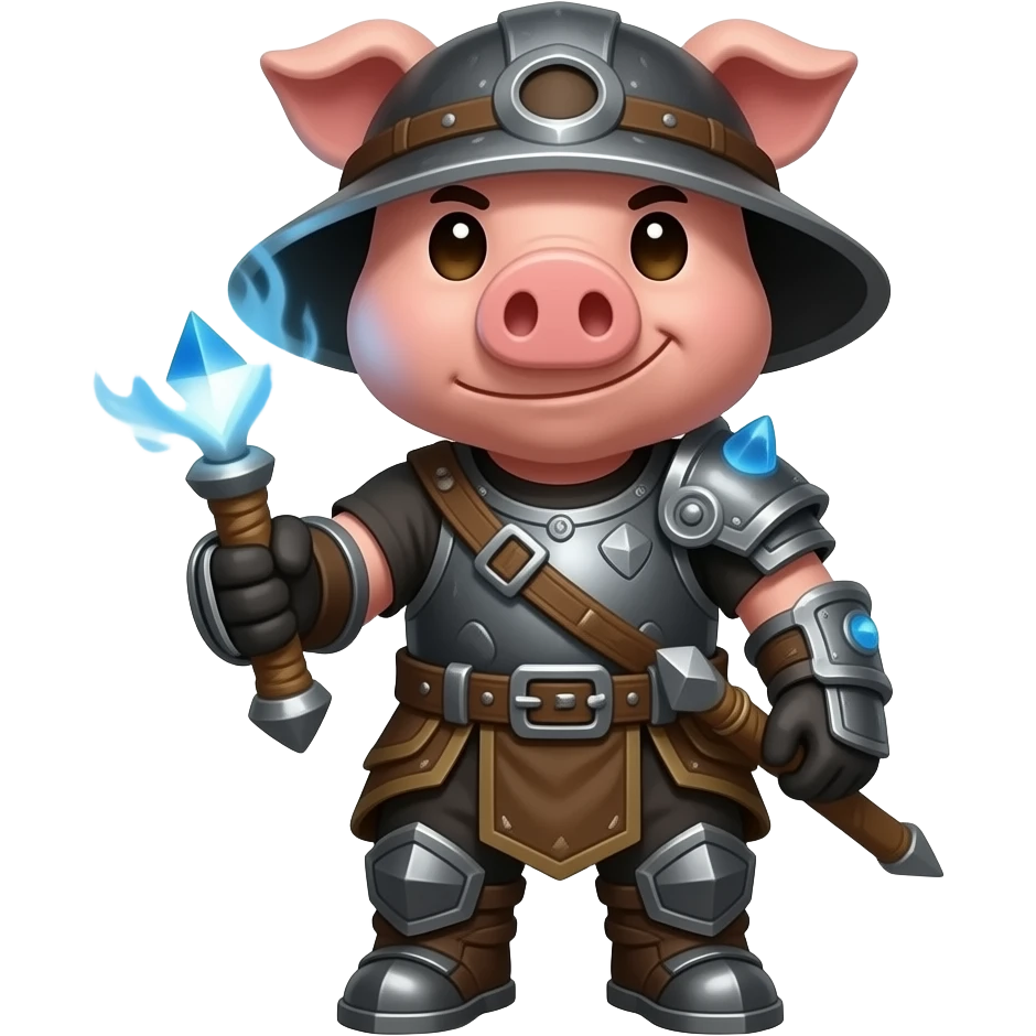 Piglin magic emoji