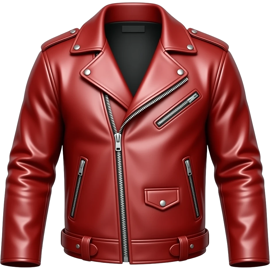 Normal Red leather jacket emoji