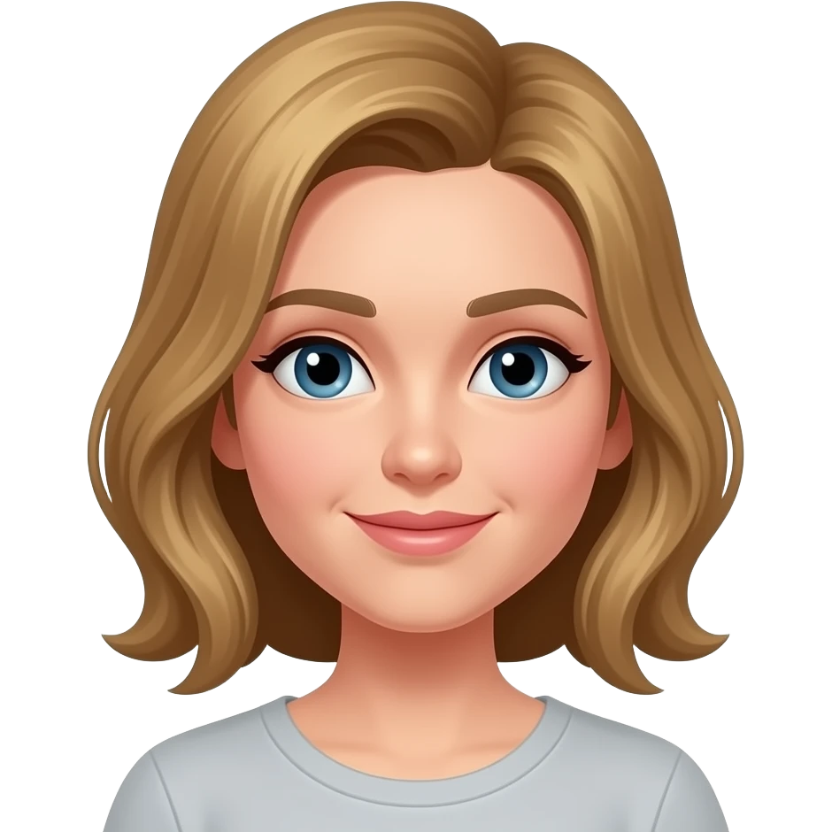 Blonde/brown hair emoji