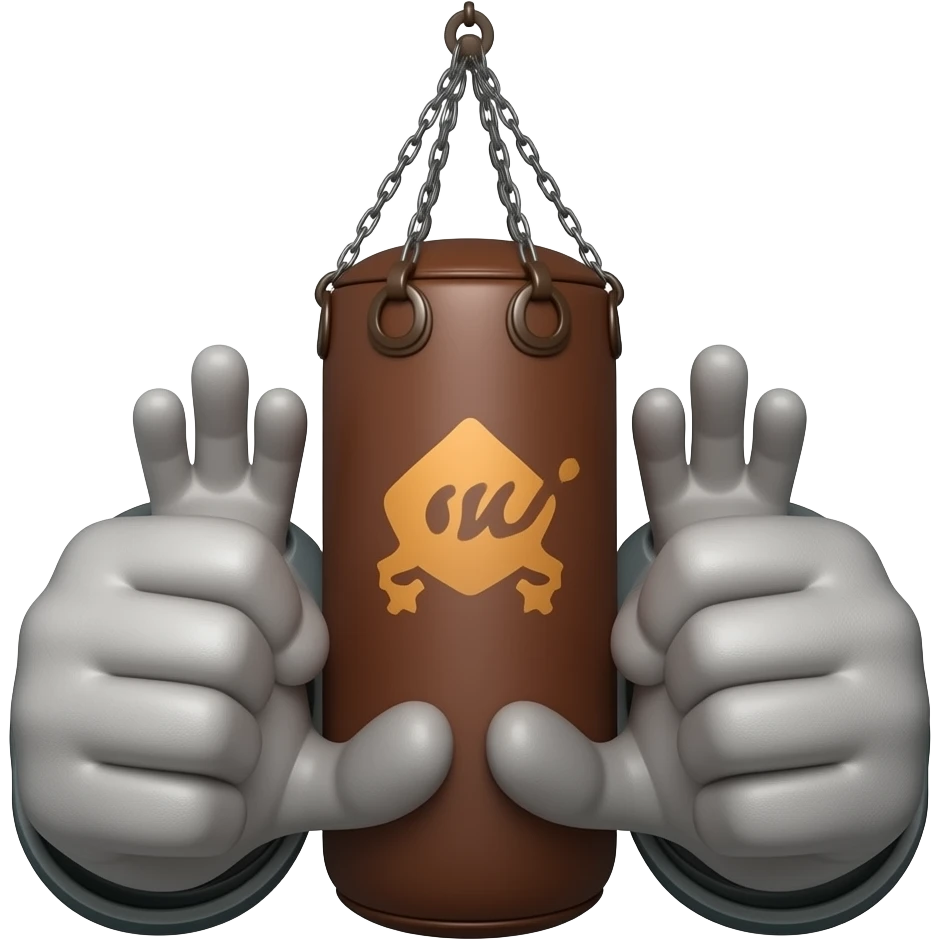 Punching bag emoji