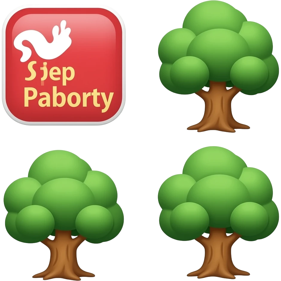 Labour party logo and a  Money tree emoji