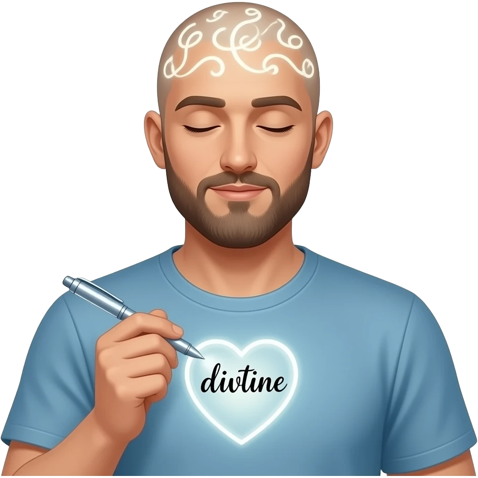 make  an emoji from this “I will put my law in their minds  and write it on their hearts. I will be there God backed off of Jeremiah 31:31-40 emoji