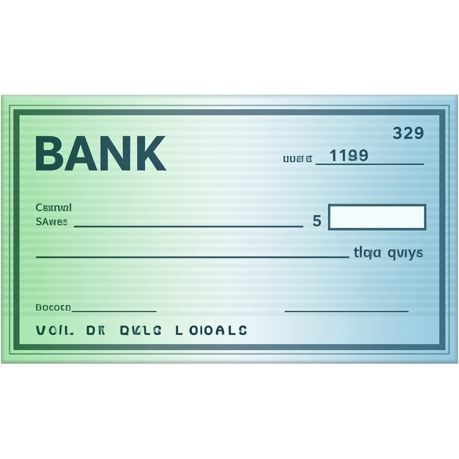 cheque emoji