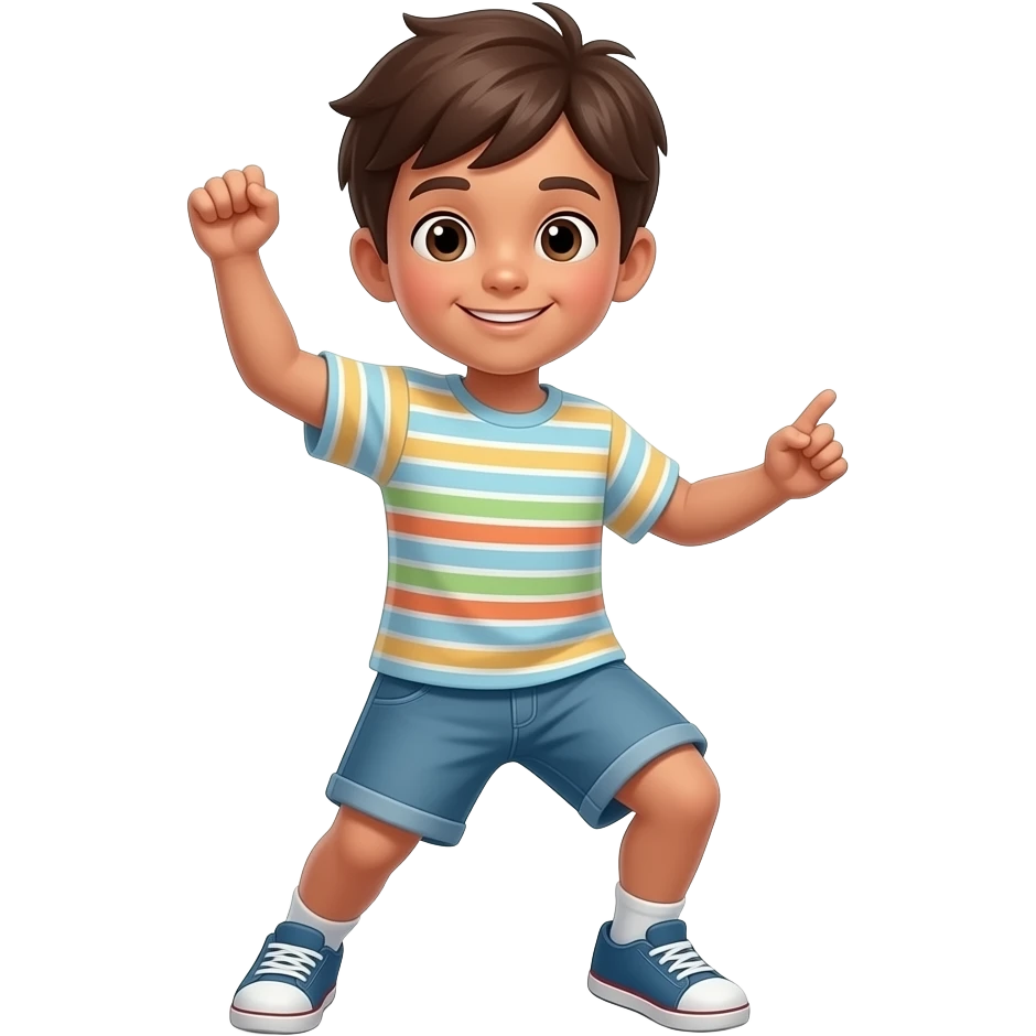 Kid dancing emoji