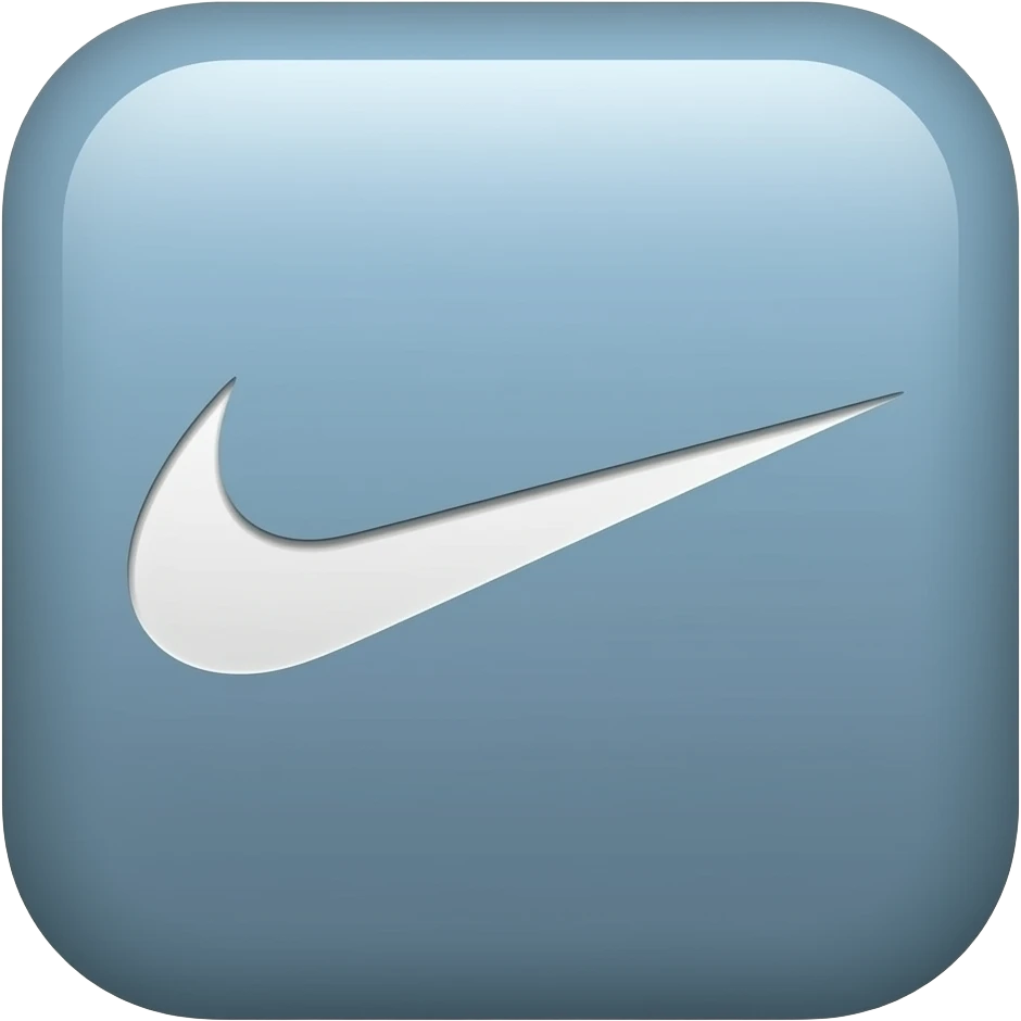create a nike logo tick emoji