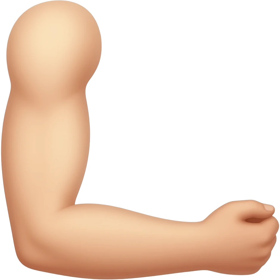 Bükülmüş kol emoji