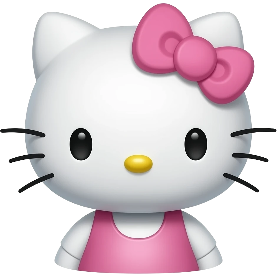 alien as hello kitty emoji