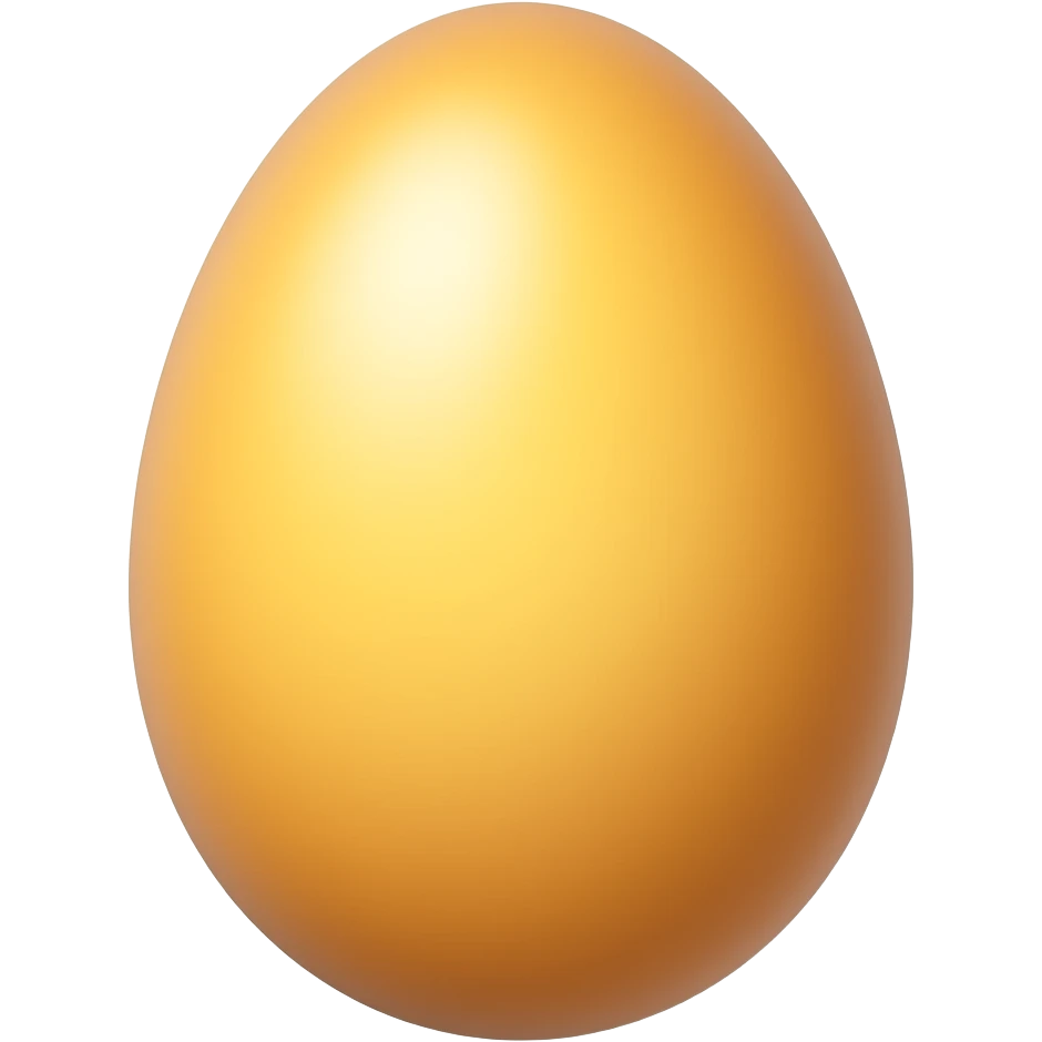 Yellow egg emoji
