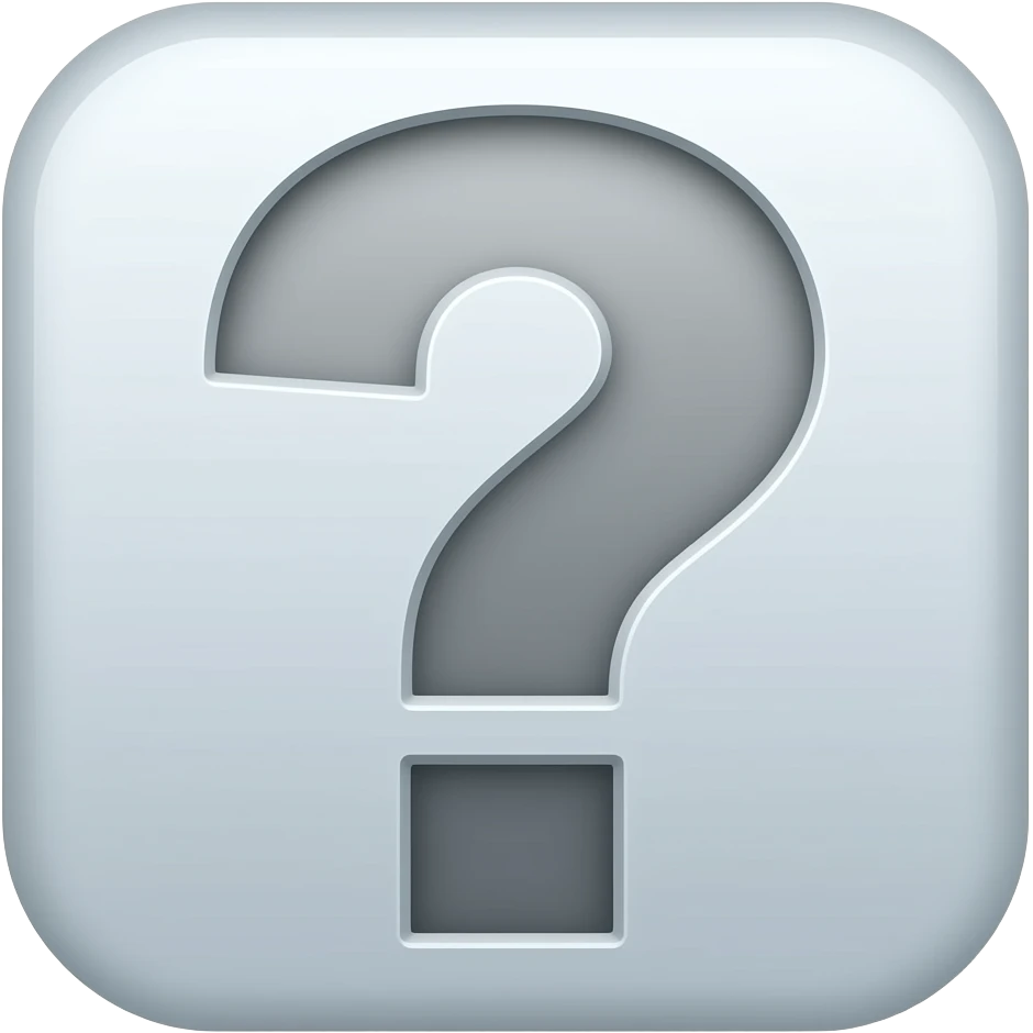 questionmark emoji