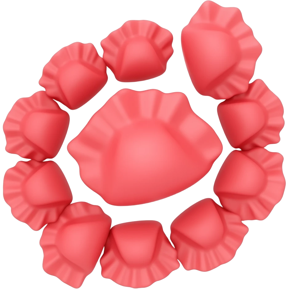 dumplings red emoji