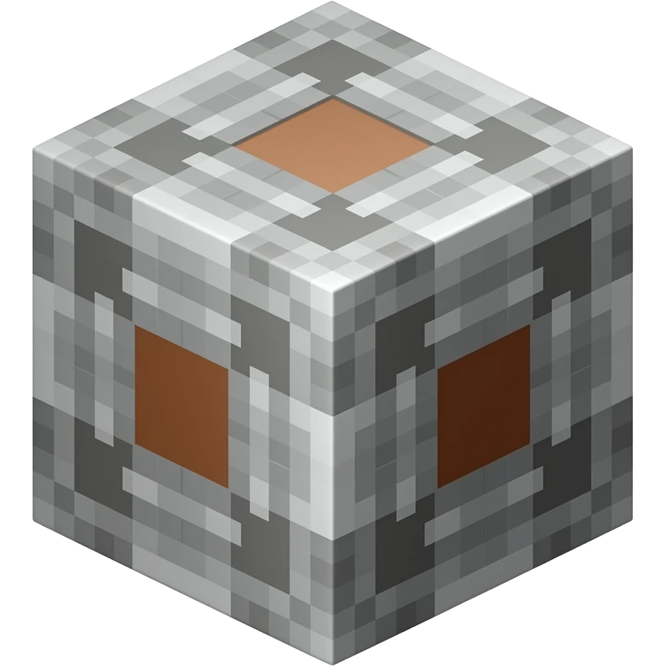 Minecraft cube emoji