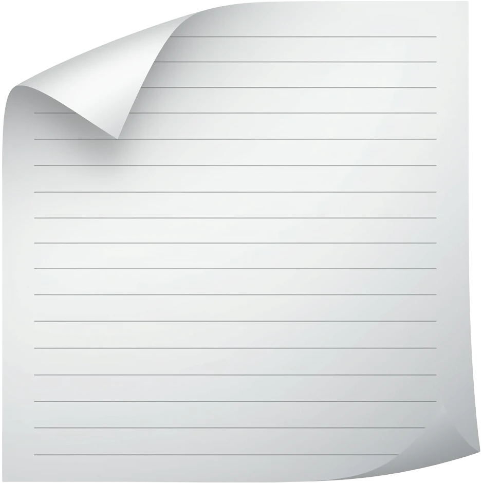 White paper  blank emoji