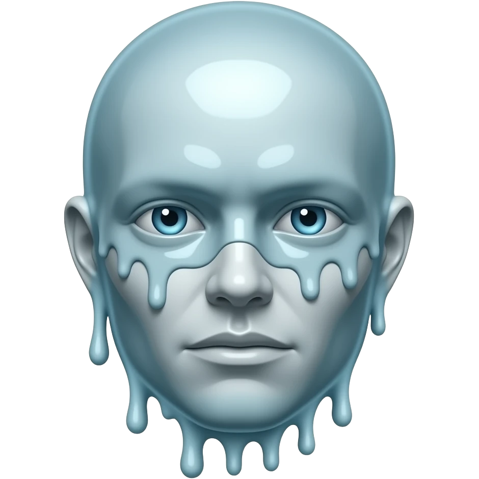 Rosto derretendo muito Android emoji