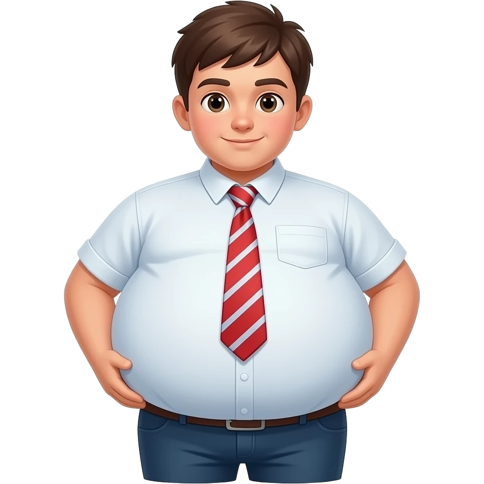 chłopak 14 latek z super super super super super super super super super super super super super super super super super super super super super super super ekstremalnie max ogromny brzuch jak balon w pracy biurze emoji