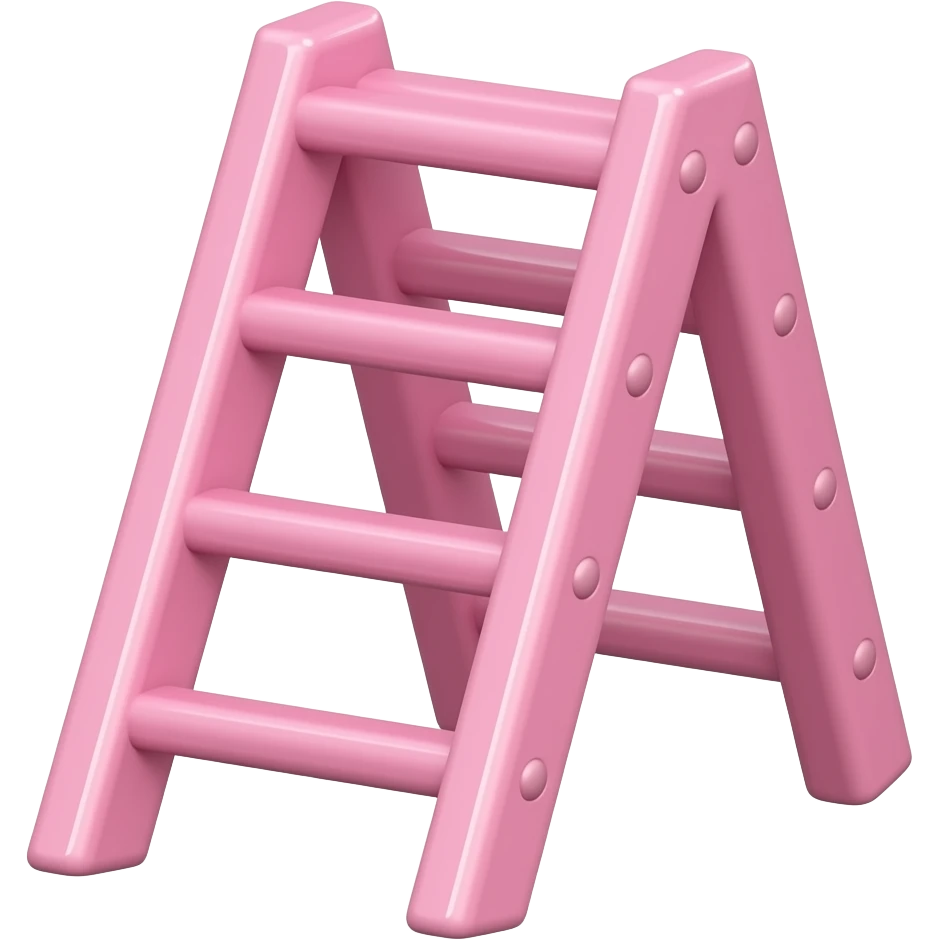 Pink ladder emoji