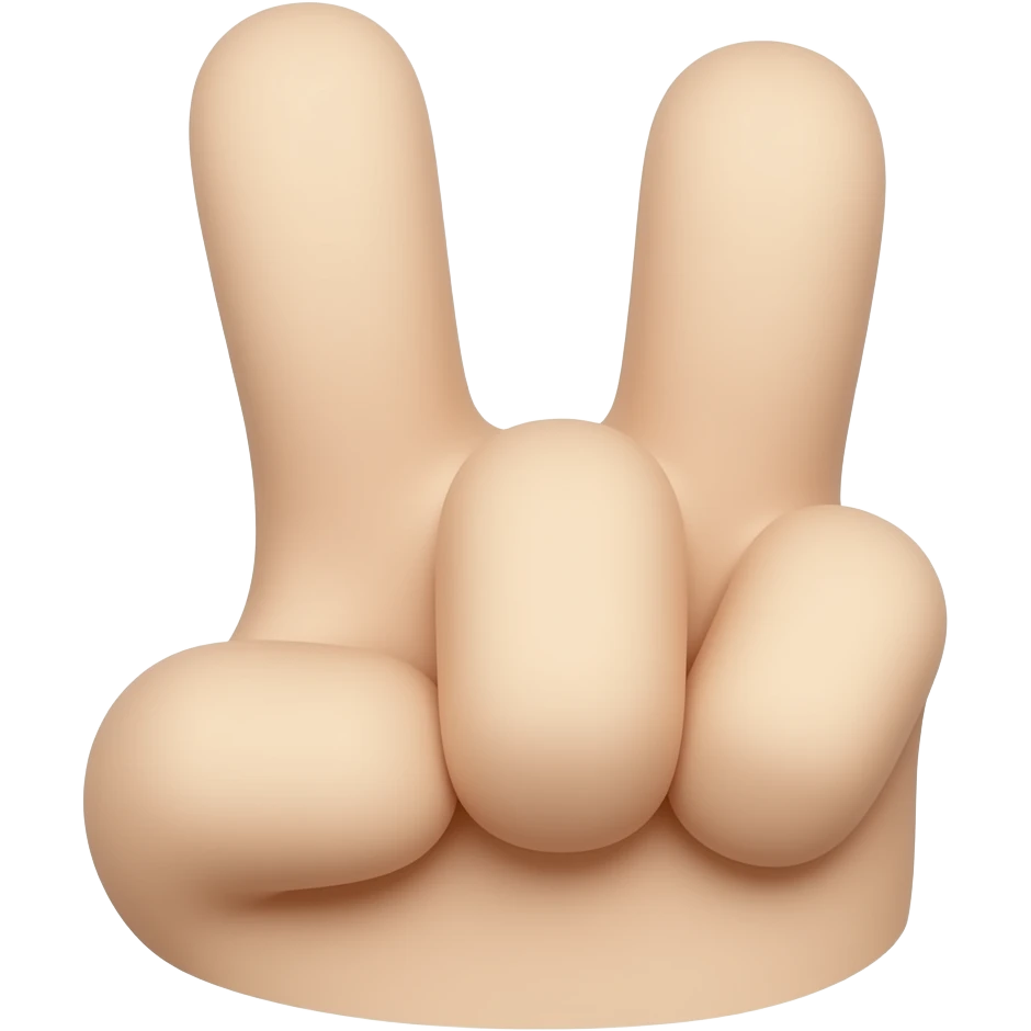 2 hand finger emoji