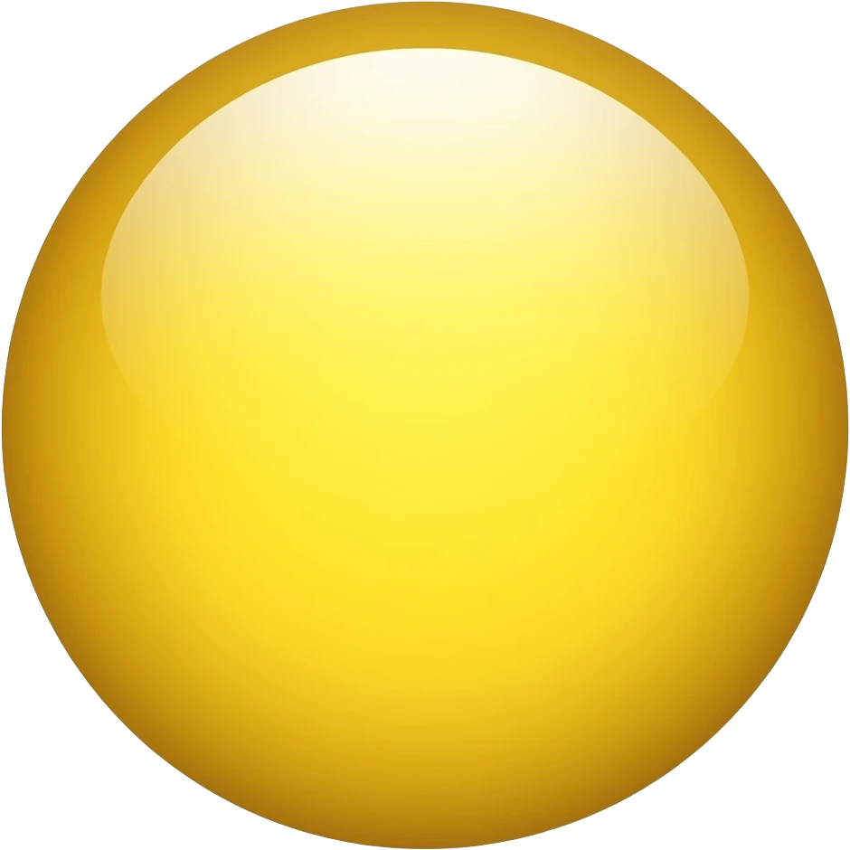 A yellow circle and no lighting emoji