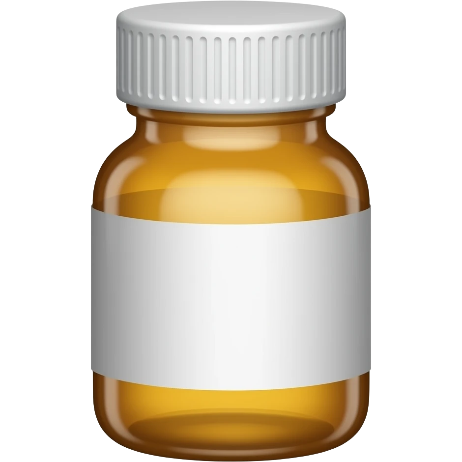 prescription medicine bottle emoji
