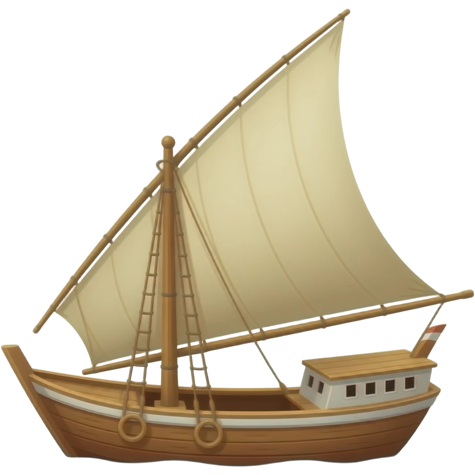 barco en el nilo emoji