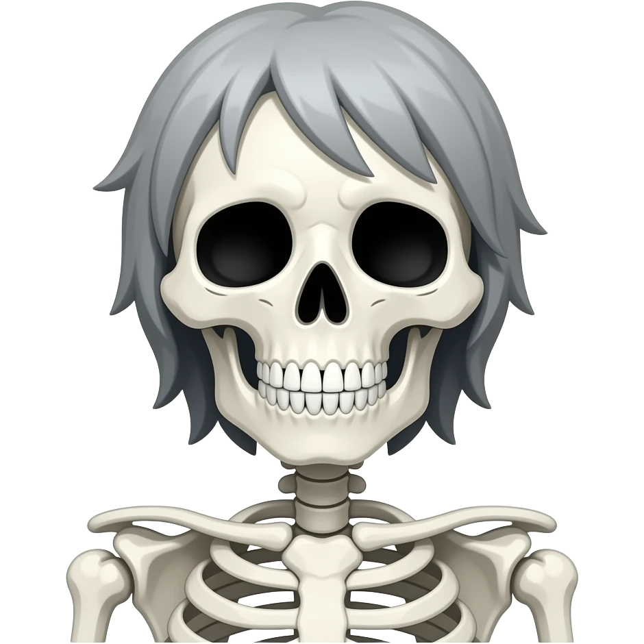 A skeleton that looks like sans from undertale emoji
